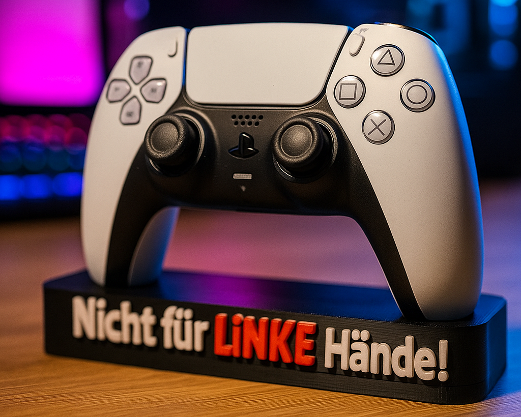 PS5 Controller-Halterung mit Meinung "Linke Hände"