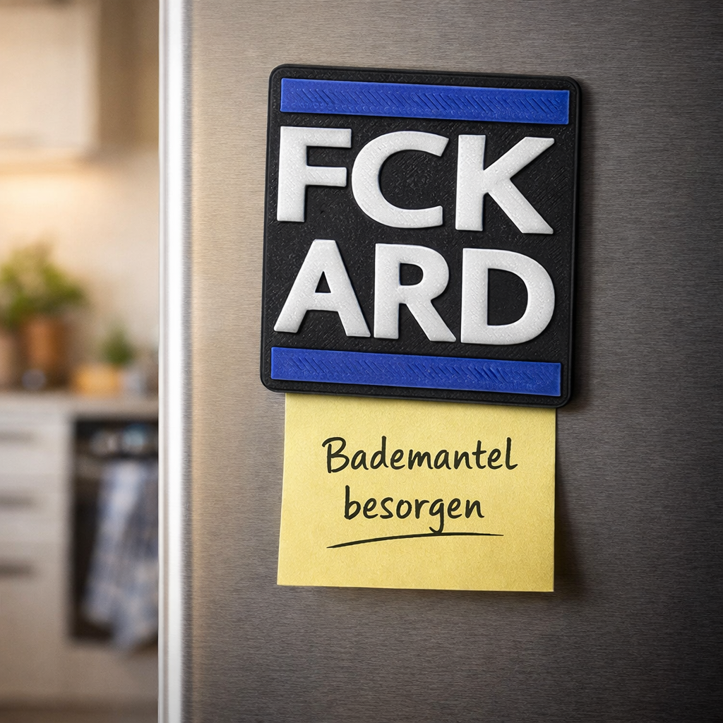 FCK ARD 4 x Kühlschrankmagnete