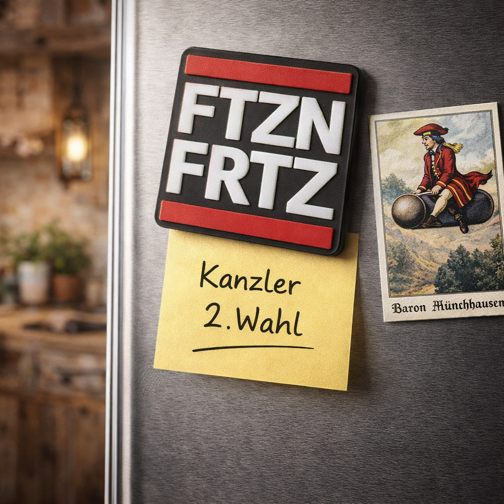 FTZN FRTZ 4 x Kühlschrankmagnete