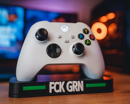Xbox Controller-Halterung mit Meinung "FCK GRN"