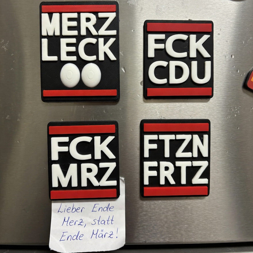 4er Set Kühlschrankmagnete FCK MRZ